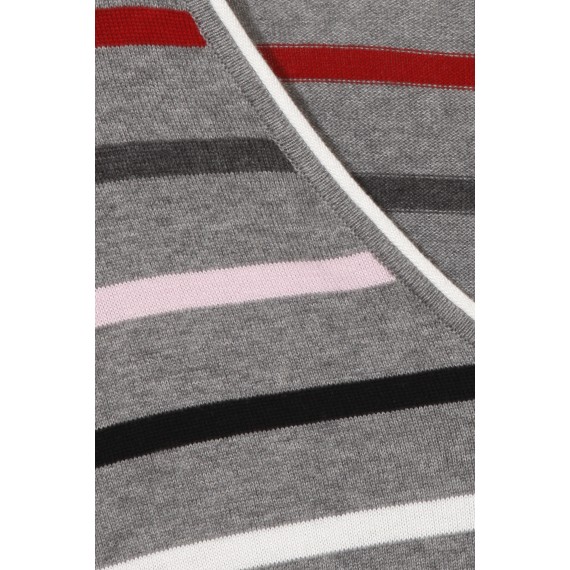 Fröhlicher Pullover mit Ringel-Muster /