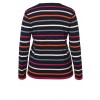 Fröhlicher Pullover mit Ringel-Muster /