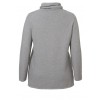 Lässiger Rollkragen-Pullover mit Struktur-Streifen /