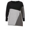 Stylischer Pullover mit Grafik-Design /