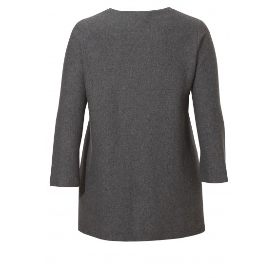 Modischer Pullover mit Knopf-Details /