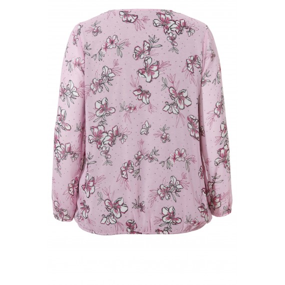 Romantische Bluse mit floralem Print /