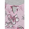 Romantische Bluse mit floralem Print /