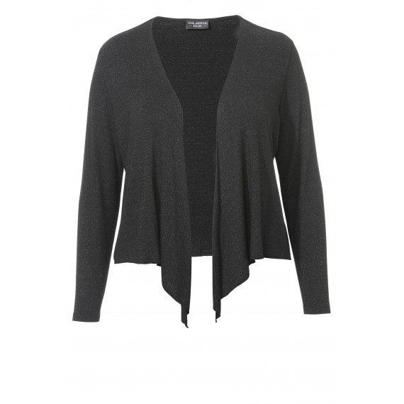 Feminine Bolero-Jacke mit Glitzereffekt /