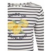 Sommerliches Shirt mit Pailletten-Motiv /