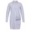Lässige Long-Bluse mit Muster /