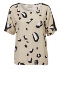 Wildes Blusen-Shirt mit Animalprint /