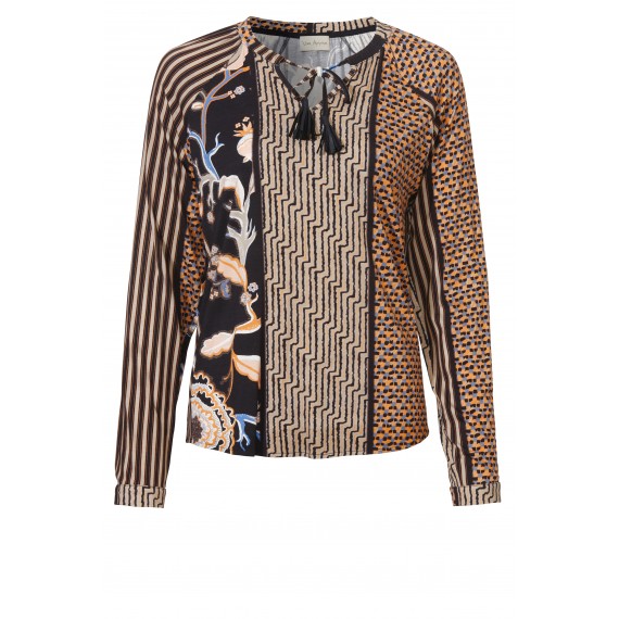 Aufregende Bluse mit Print /