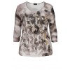 Effektvolles Statement-Shirt mit Pailletten /