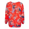 Romantische Bluse mit Blumen-Muster /