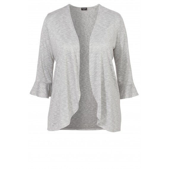 Femininer Cardigan mit Volants /