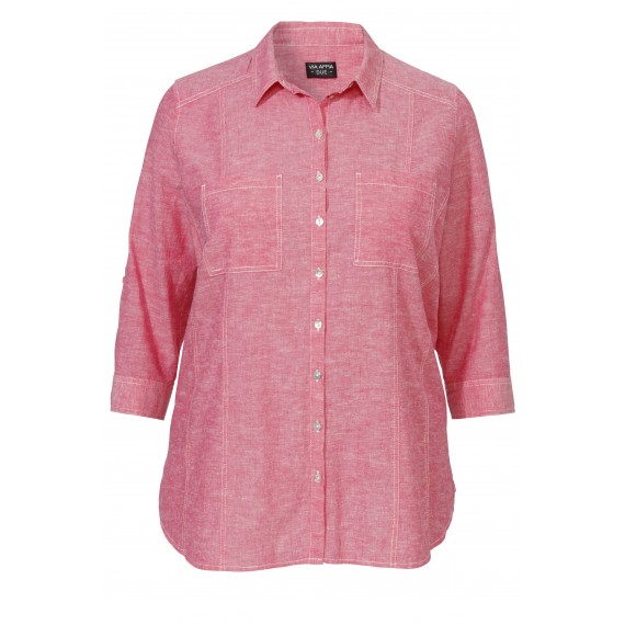 Modische Bluse mit "Turn-up"-Funktion /