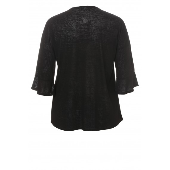 Femininer Cardigan mit Volants /