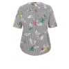 Leichtes Blusen-Shirt mit Mustermix /