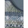 Langarm-Shirt mit Blumen-Ornamente-Druck /