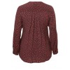 Luftige Bluse mit Punkten /