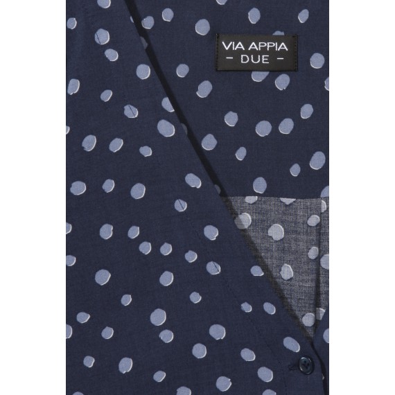 Luftige Bluse mit Punkten /