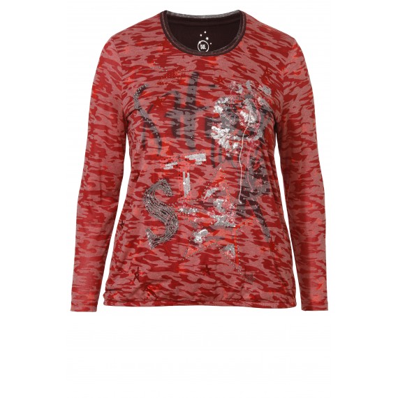 Aufwendiges Shirt mit Army-Muster /