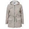 Verzierte Jacke mit Kapuze /
