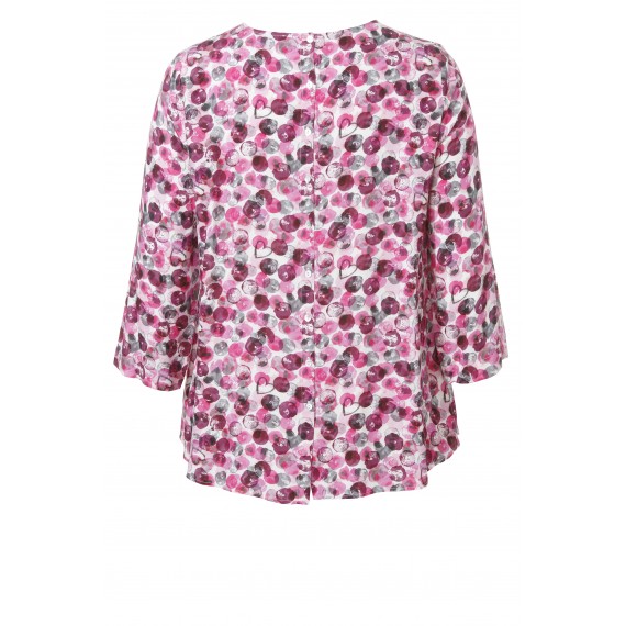 Fröhliche Bluse mit Muster /