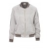 Lässige Blouson-Jacke im College-Stil /