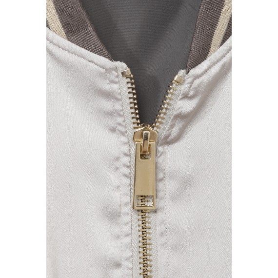 Lässige Blouson-Jacke im College-Stil /