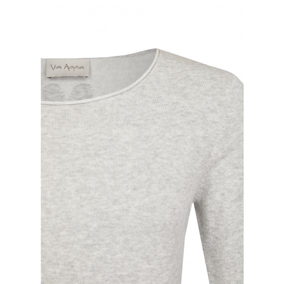 Kuscheliger Pullover mit leichter Melierung /