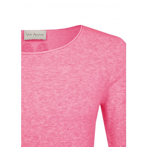 Kuscheliger Pullover mit leichter Melierung /