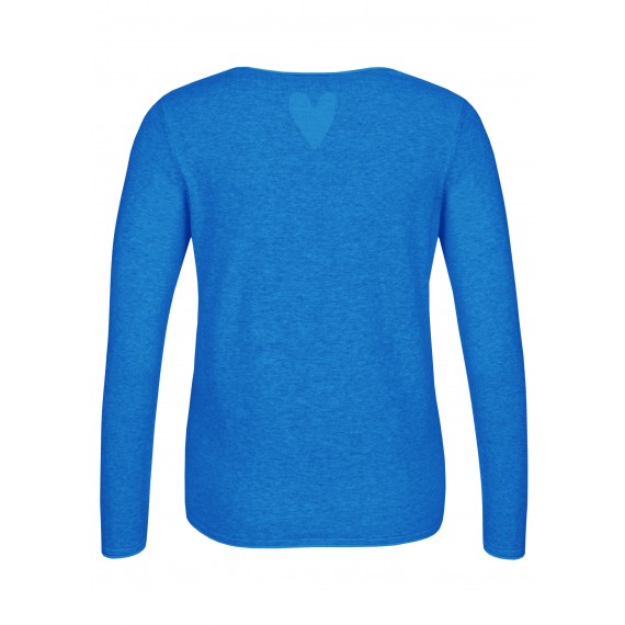 Kuscheliger Pullover mit leichter Melierung /