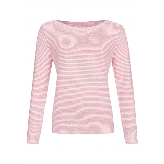 Modischer Pullover mit Streifen /