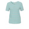 Komfortables Basic-Shirt mit Streifen /