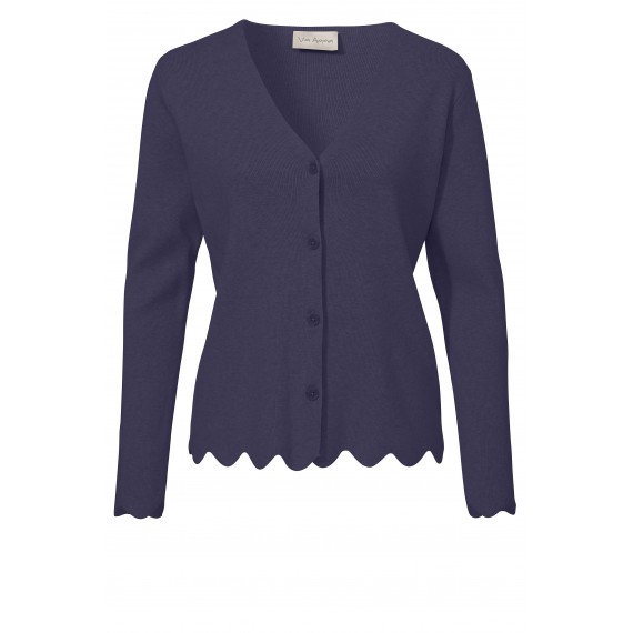 Süße Feinstrickjacke mit Knöpfen /