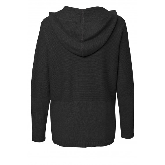 Lässiger Cardigan mit Kapuze /