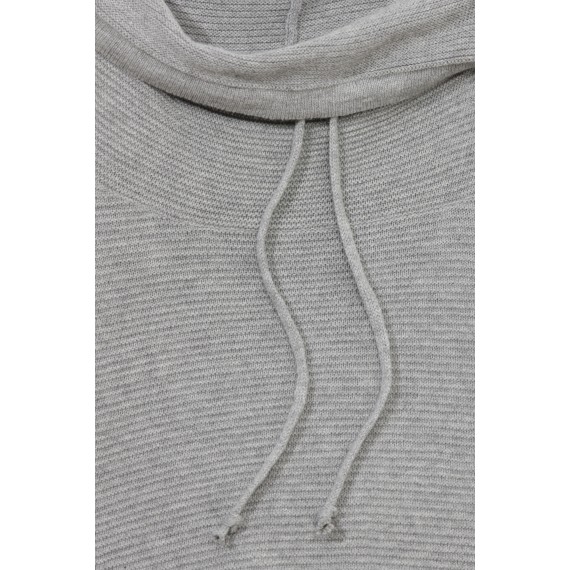 Rollkragen-Pullover mit Strukturmuster /