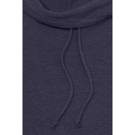 Rollkragen-Pullover mit Strukturmuster /