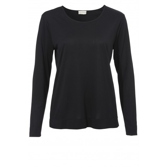Basic Shirt mit Rundhals-Ausschnitt /