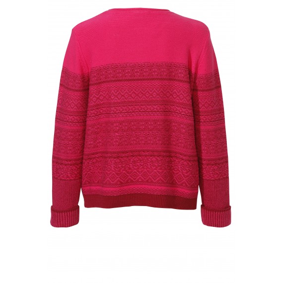 Femininer Pullover mit grafischem Muster /