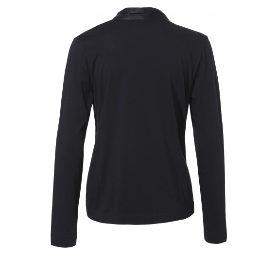 Edle Bluse mit seidiger Front /