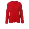 Femininer Pullover mit Strickmuster /