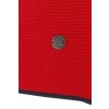 Modischer Pullover mit Kontrast-Details /