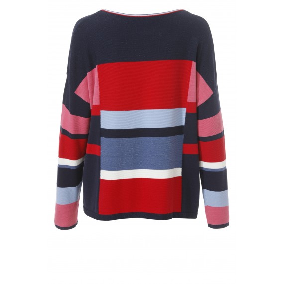 Lässiger Pullover mit Grafik-Print /