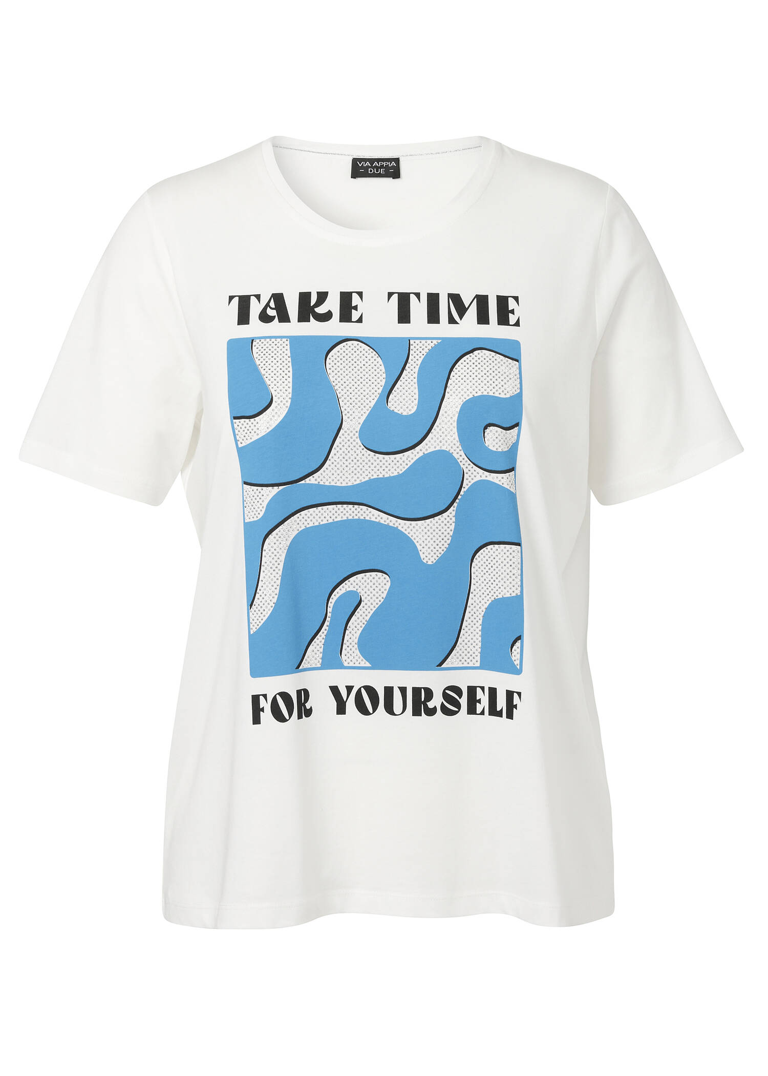 Softes Motto-Shirt mit Front-Print /