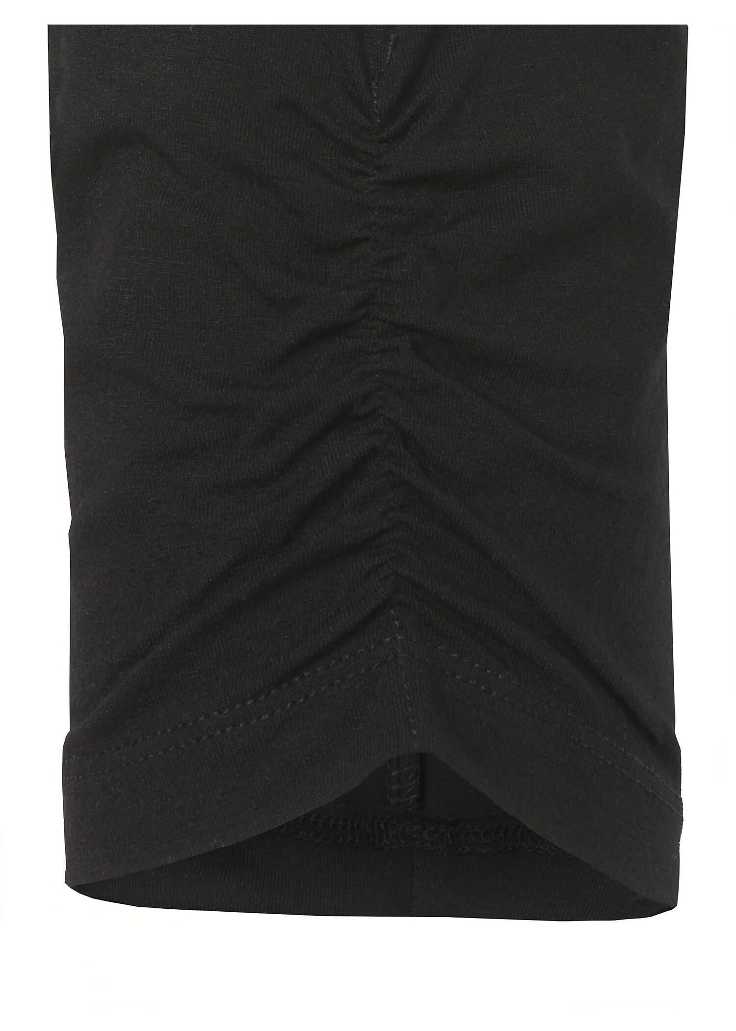 Leichte Jersey Jacke mit Wasserfall-Front / 