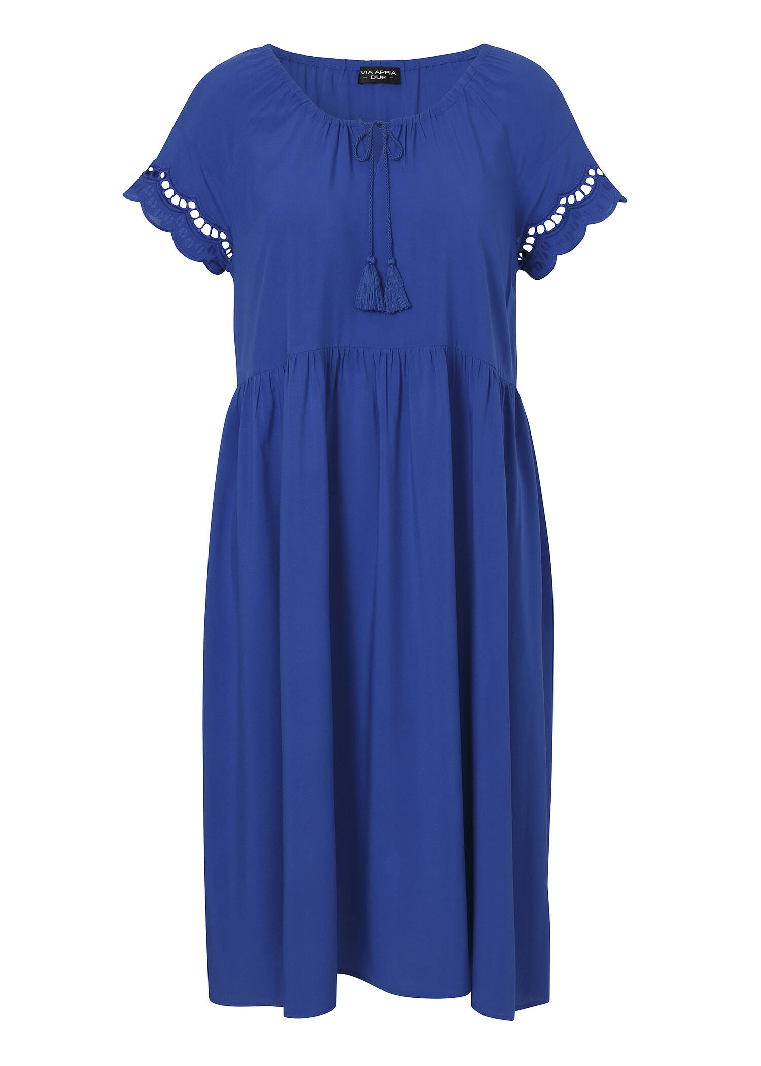 Uni Kleid mit sommerlichem Boho-Charme /