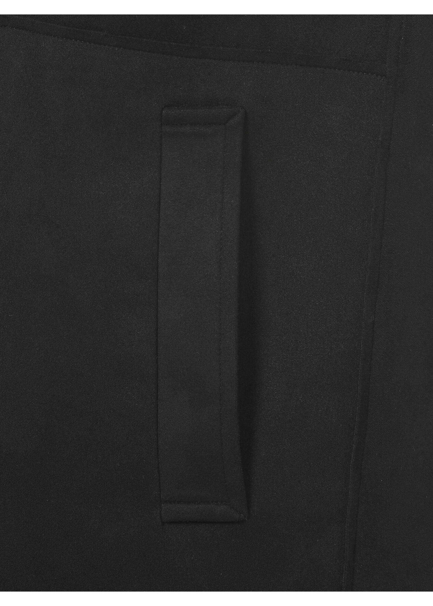 Mantel in Veloursleder-Optik /