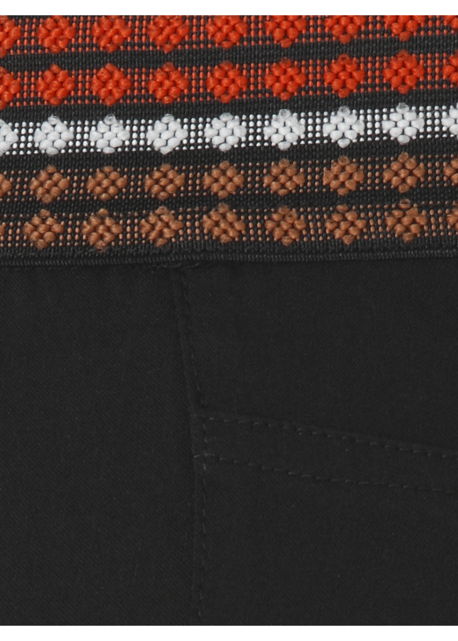 Bequeme Schlupfhose mit farblich abgesetztem Bund /