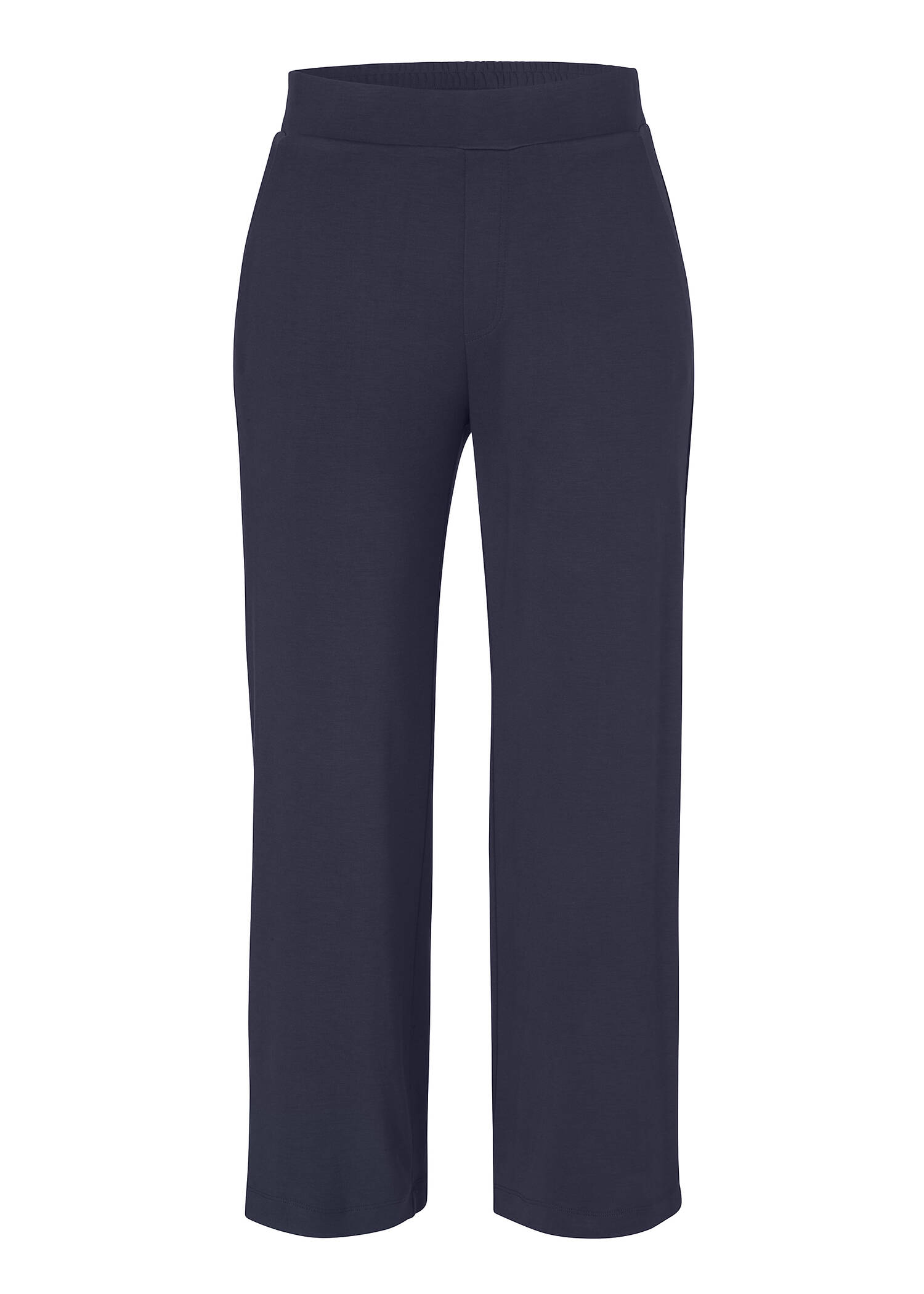 Edel-lässige Kombihose mit weitem Bein / 