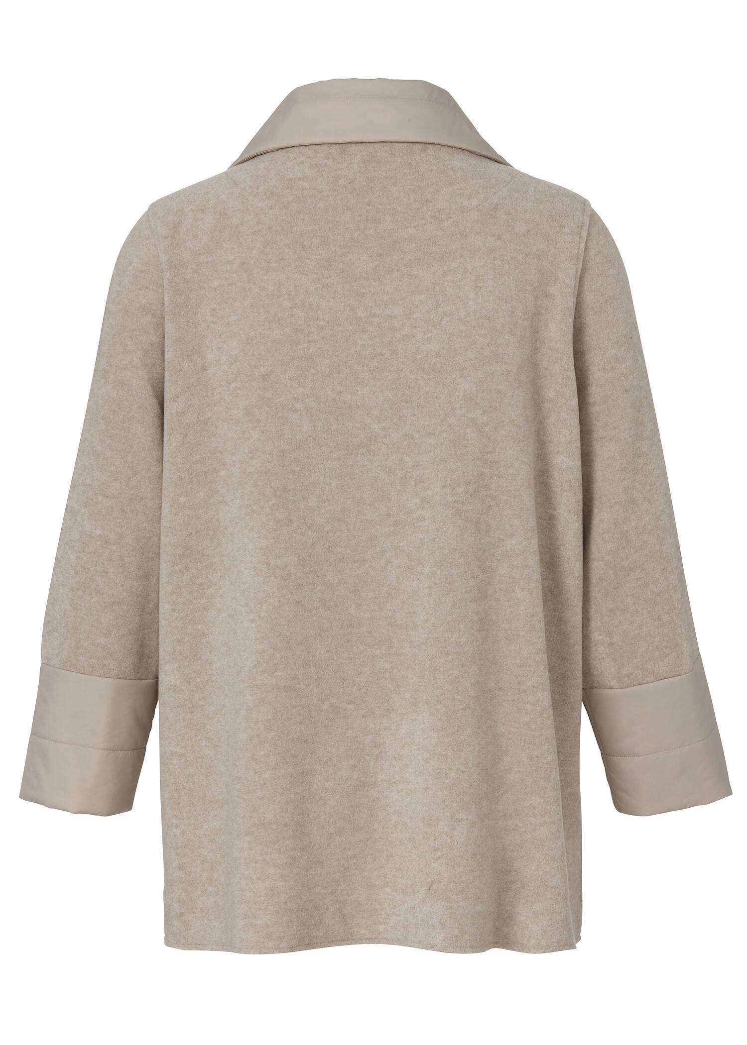 Modische Long-Jacke mit Stepp-Details /