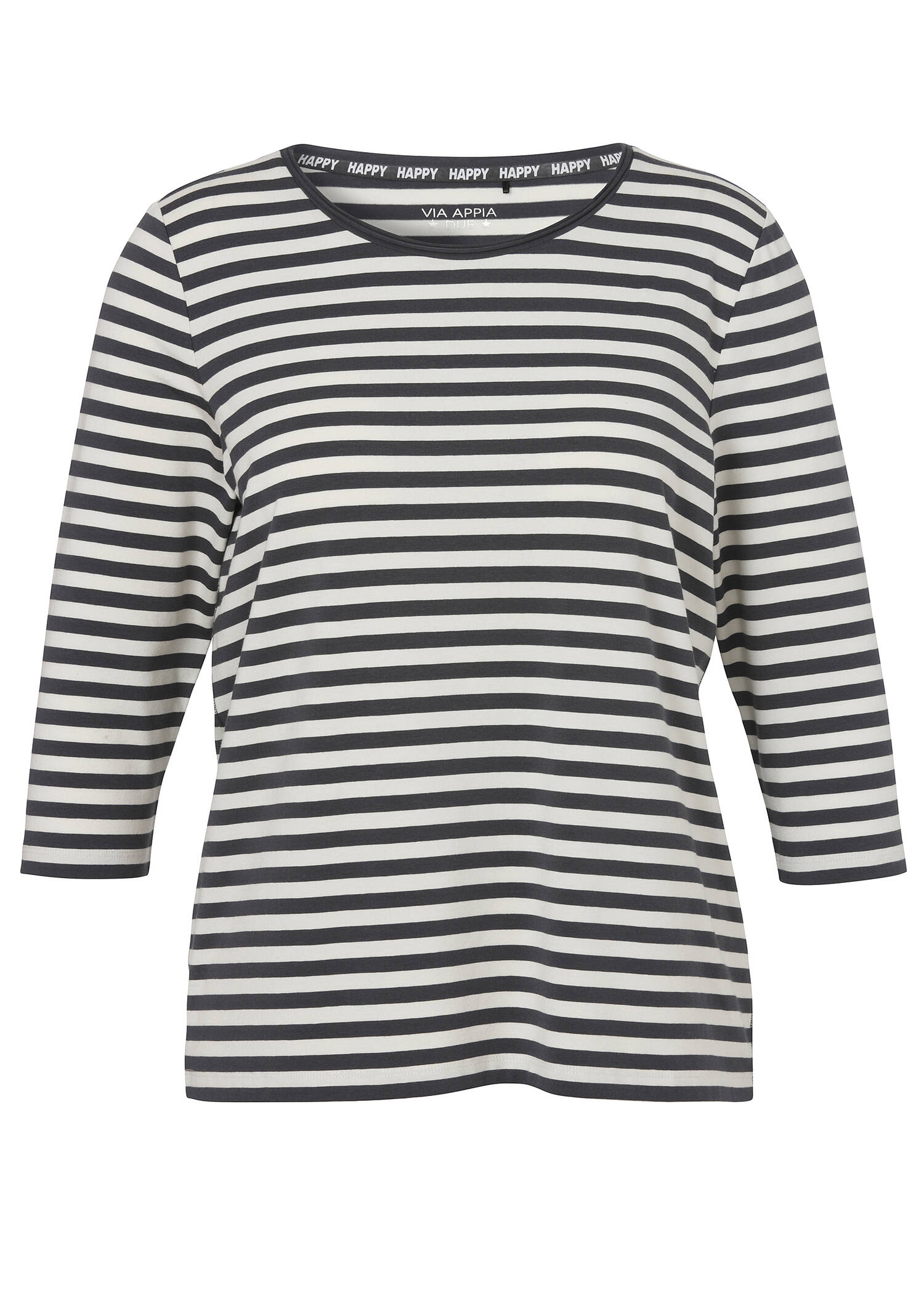 Softes 3/4-Arm-Shirt mit Ringeln /