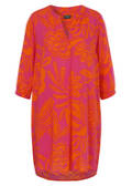 Luftiges Viskose-Kleid mit floralem Print / 